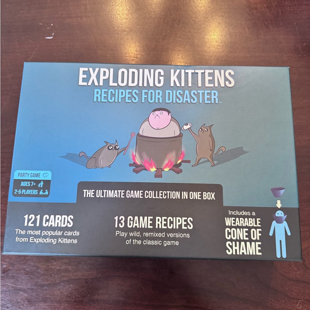 Exploding Kittens Recipes for Disaster Card Game